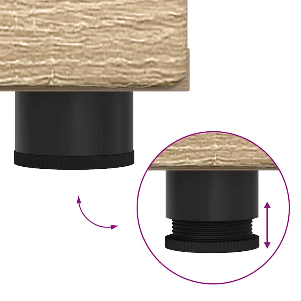 Houten Kast met lade Sonoma Eiken 150 x 39 x 30 cm Bewerkt hout is nu te koop bij PeponiXL, paradijselijk wonen!