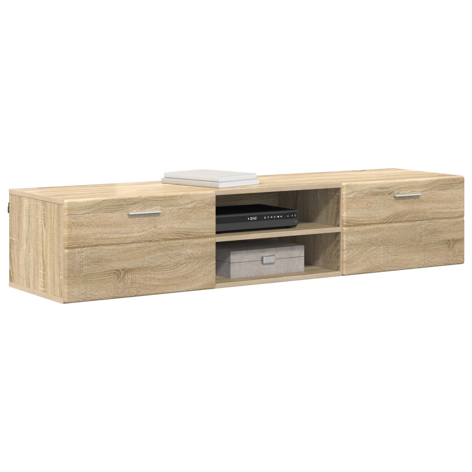Houten Kast met lade Sonoma Eiken 150 x 39 x 30 cm Bewerkt hout is nu te koop bij PeponiXL, paradijselijk wonen!