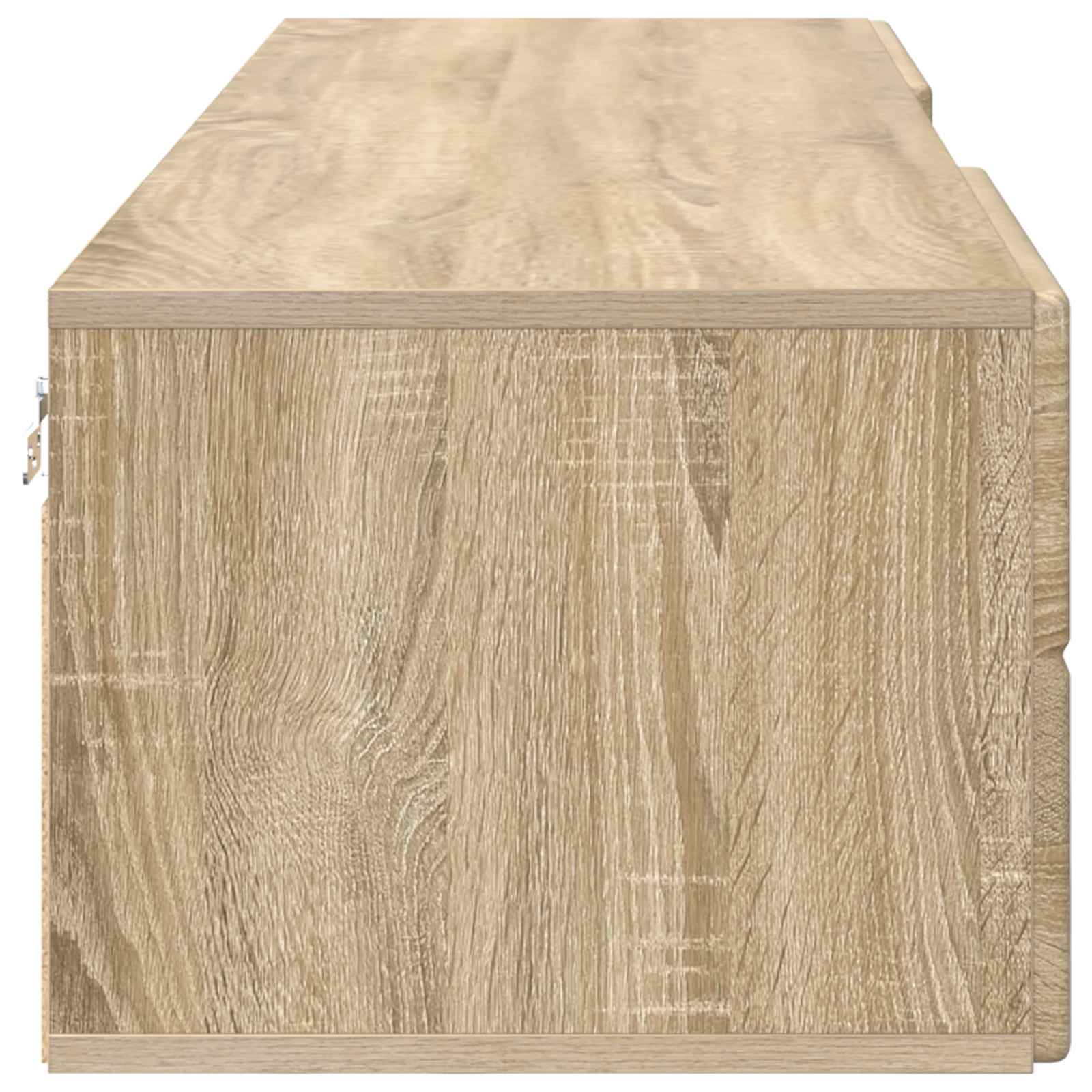 Houten Kast met lade Sonoma Eiken 150 x 39 x 30 cm Bewerkt hout is nu te koop bij PeponiXL, paradijselijk wonen!