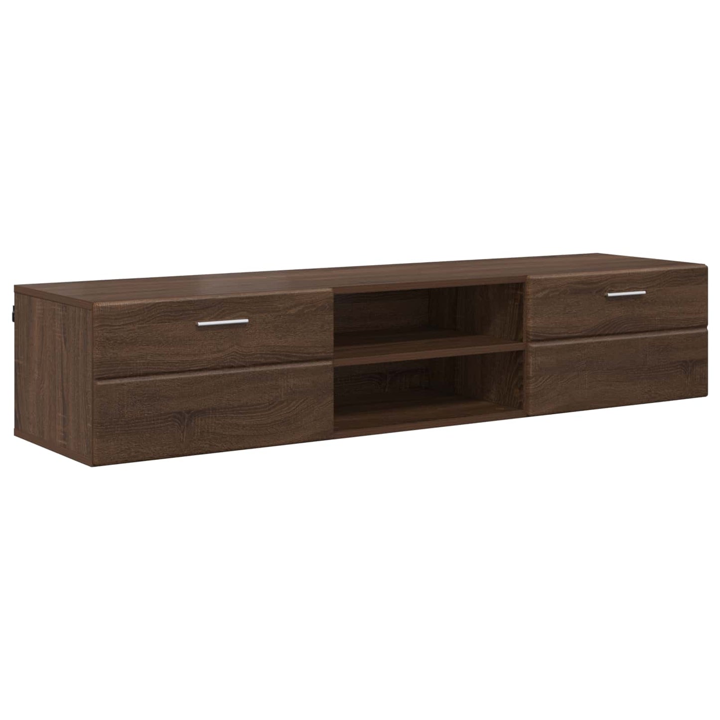Houten Kast 150 x 39 x 30 cm Bruin Eiken Bewerkt hout