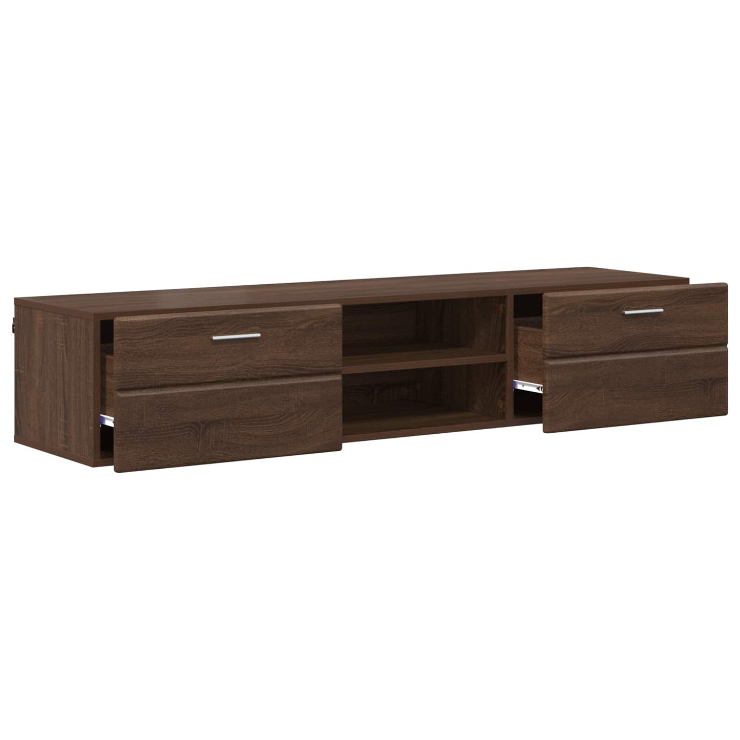 Houten Kast 150 x 39 x 30 cm Bruin Eiken Bewerkt hout
