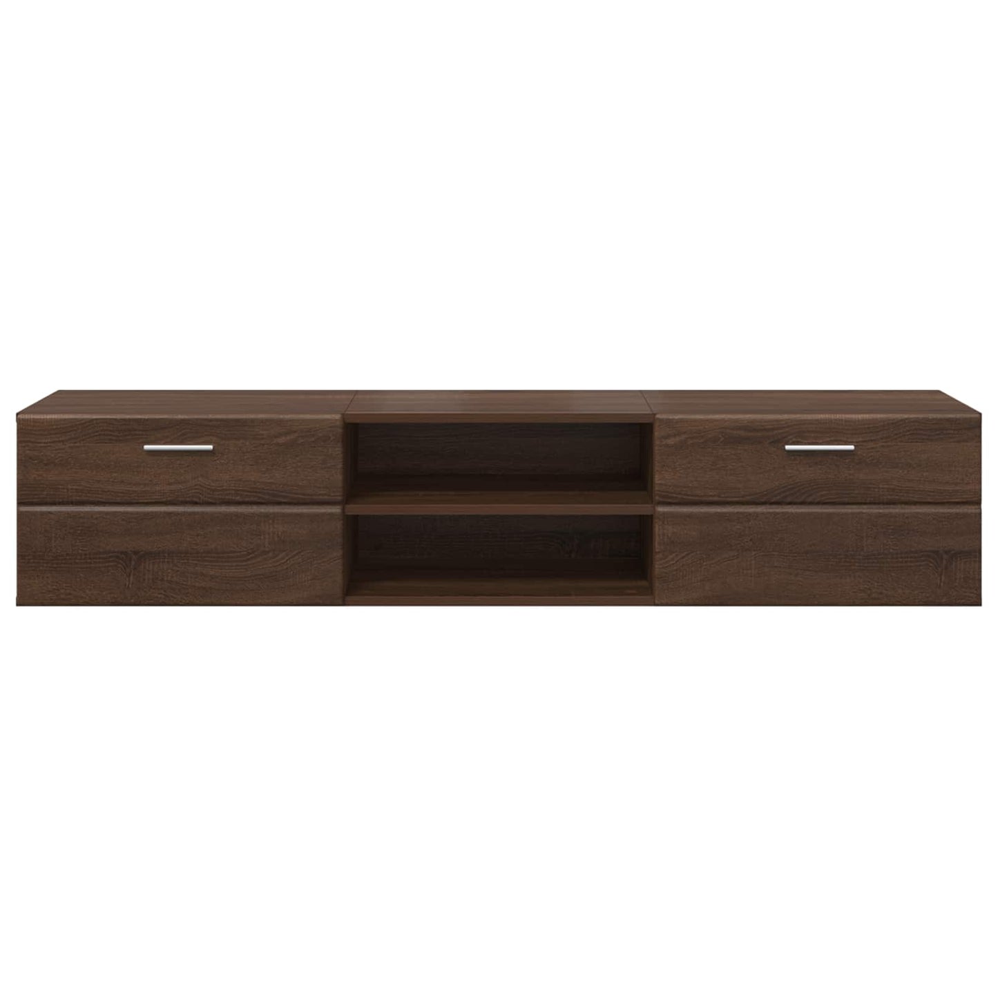 Houten Kast 150 x 39 x 30 cm Bruin Eiken Bewerkt hout