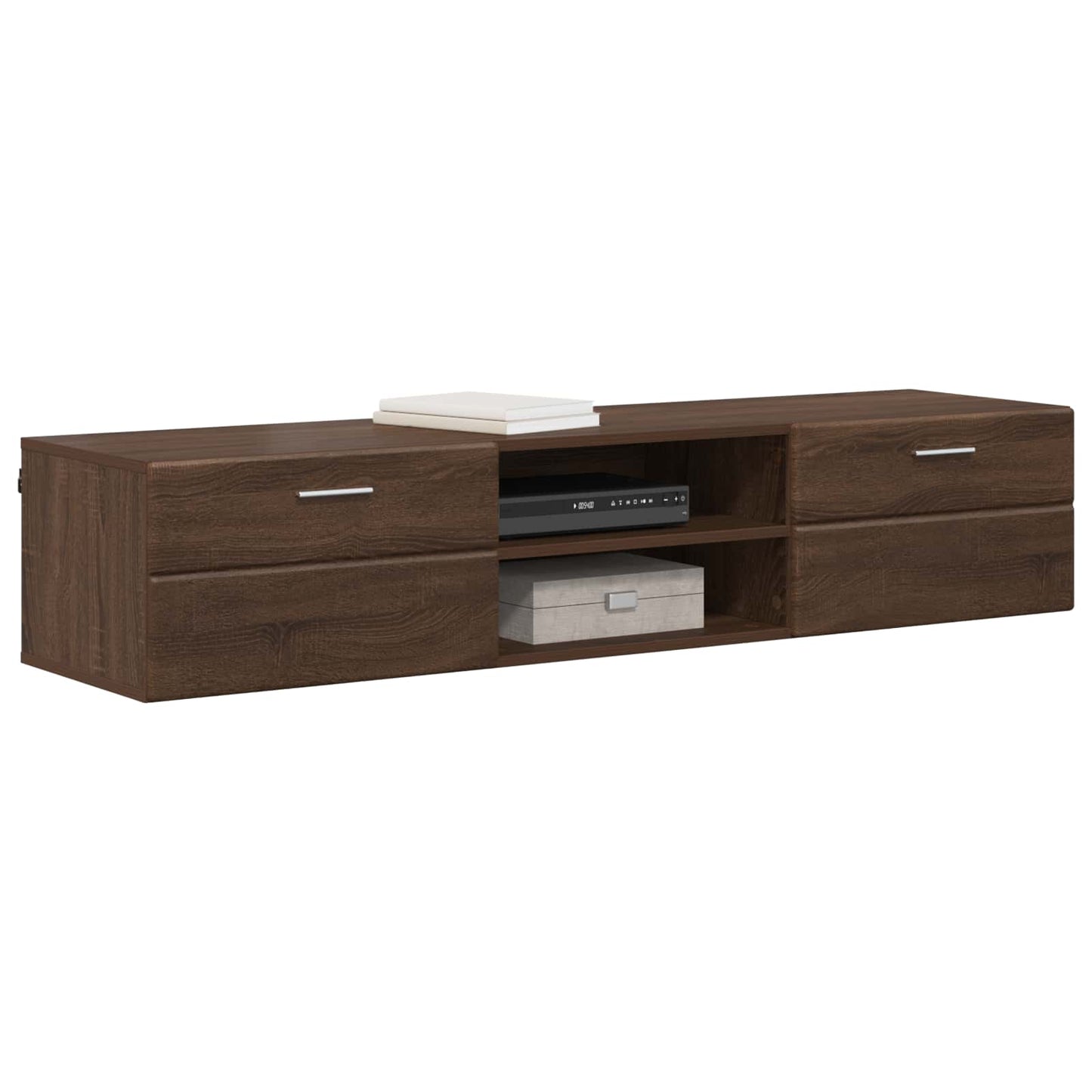 Houten Kast 150 x 39 x 30 cm Bruin Eiken Bewerkt hout