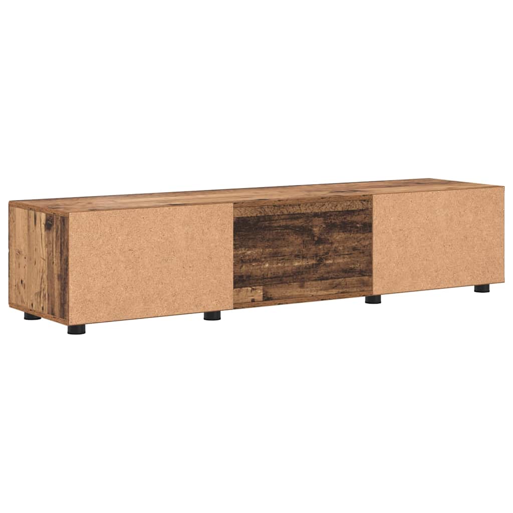 Houten Kast met lade Oudhout 150 x 39 x 30 cm Bewerkt hout is nu te koop bij PeponiXL, paradijselijk wonen!