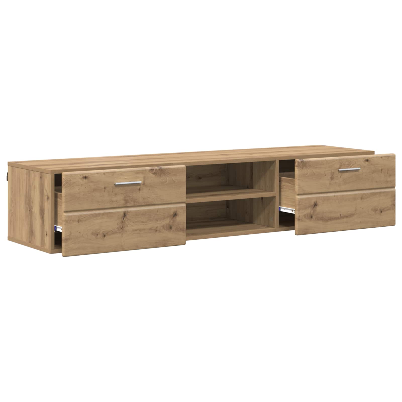 Houten Kast 150 x 39 x 30 cm Artisan Eiken Bewerkt hout is nu te koop bij PeponiXL, paradijselijk wonen!