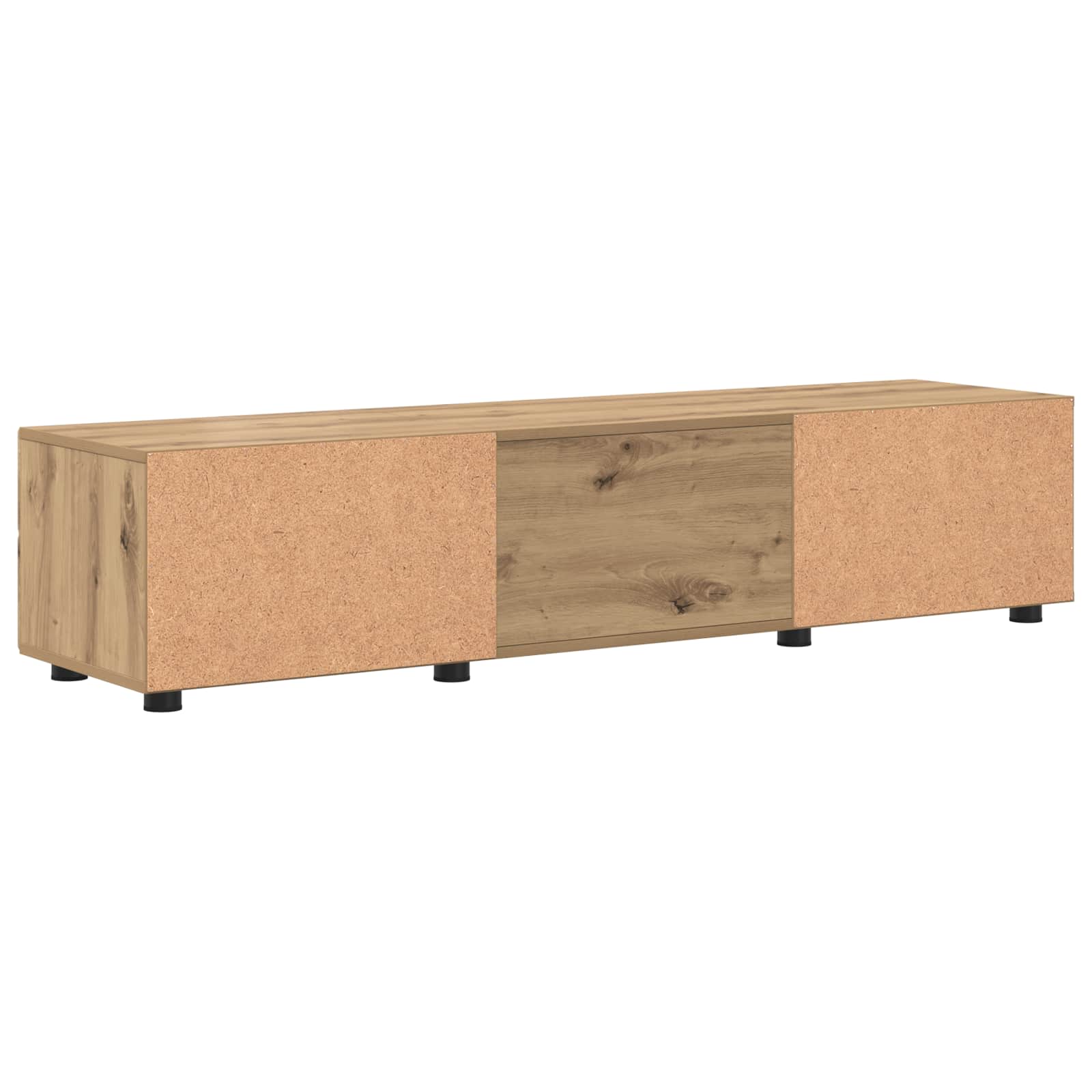 Houten Kast 150 x 39 x 30 cm Artisan Eiken Bewerkt hout is nu te koop bij PeponiXL, paradijselijk wonen!