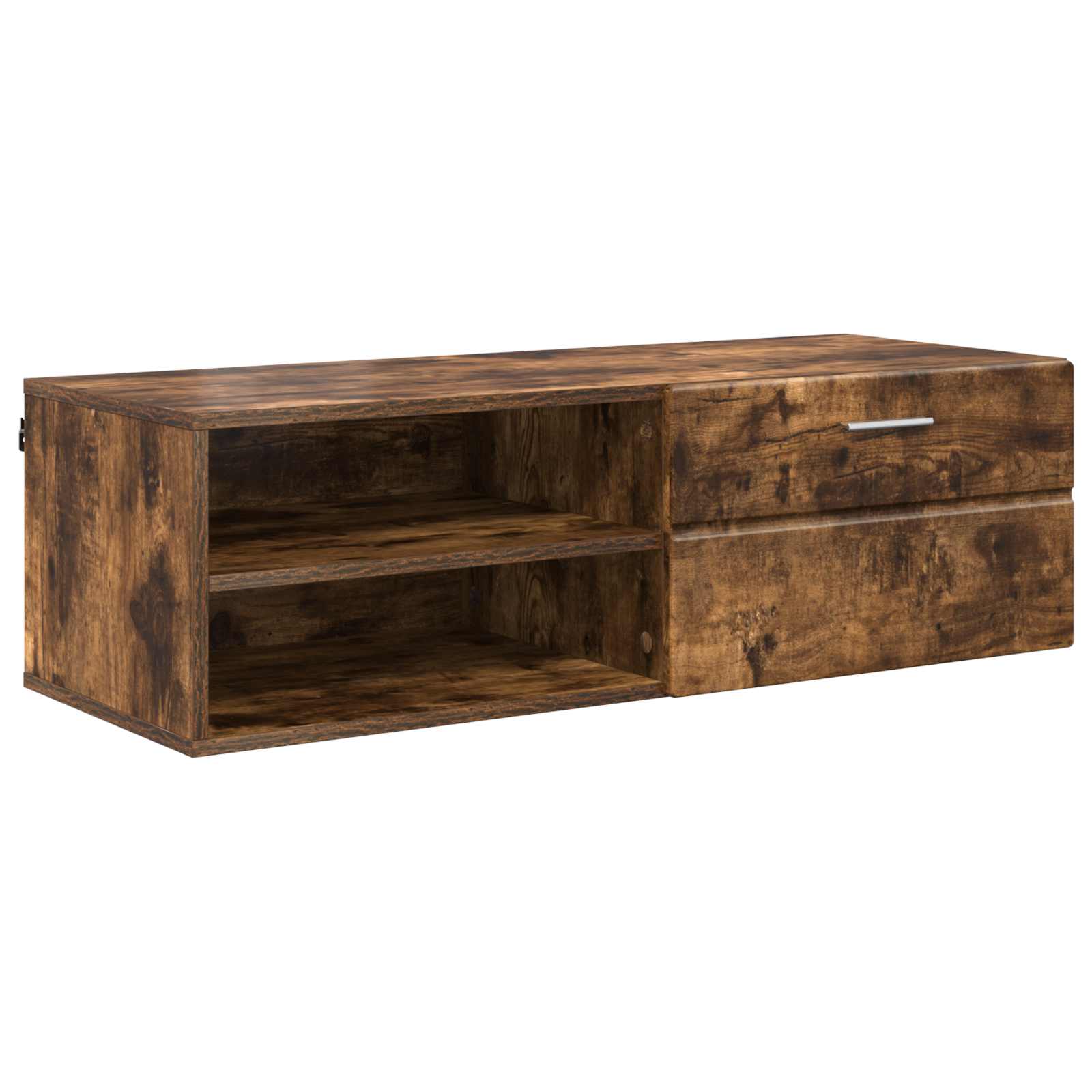 Houten Kast Gerookt eiken 100,5 x 39 x 30 cm Bewerkt hout is nu te koop bij PeponiXL, paradijselijk wonen!