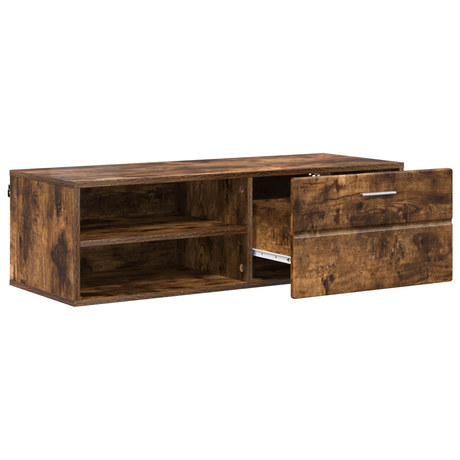 Houten Kast Gerookt eiken 100,5 x 39 x 30 cm Bewerkt hout is nu te koop bij PeponiXL, paradijselijk wonen!