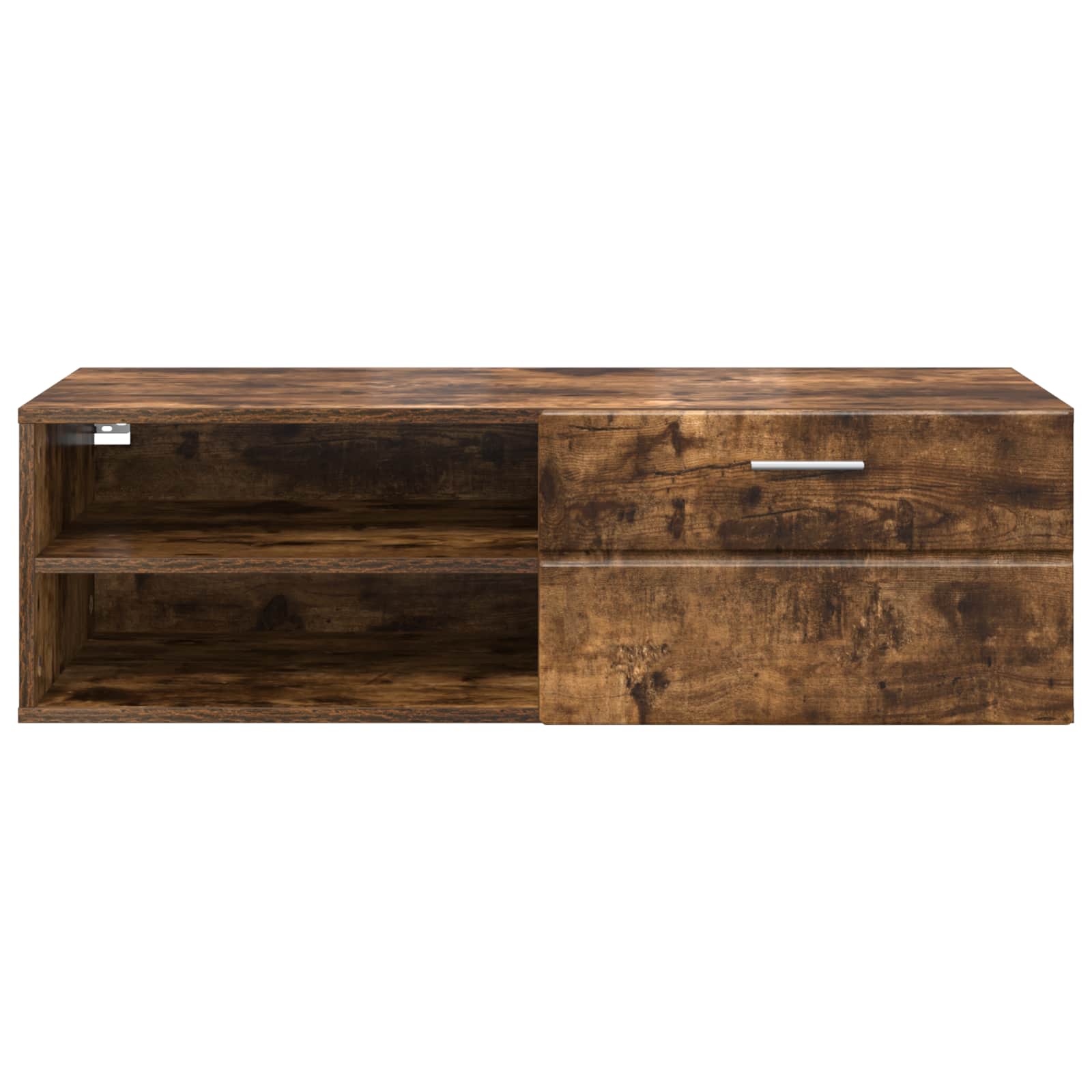 Houten Kast Gerookt eiken 100,5 x 39 x 30 cm Bewerkt hout is nu te koop bij PeponiXL, paradijselijk wonen!