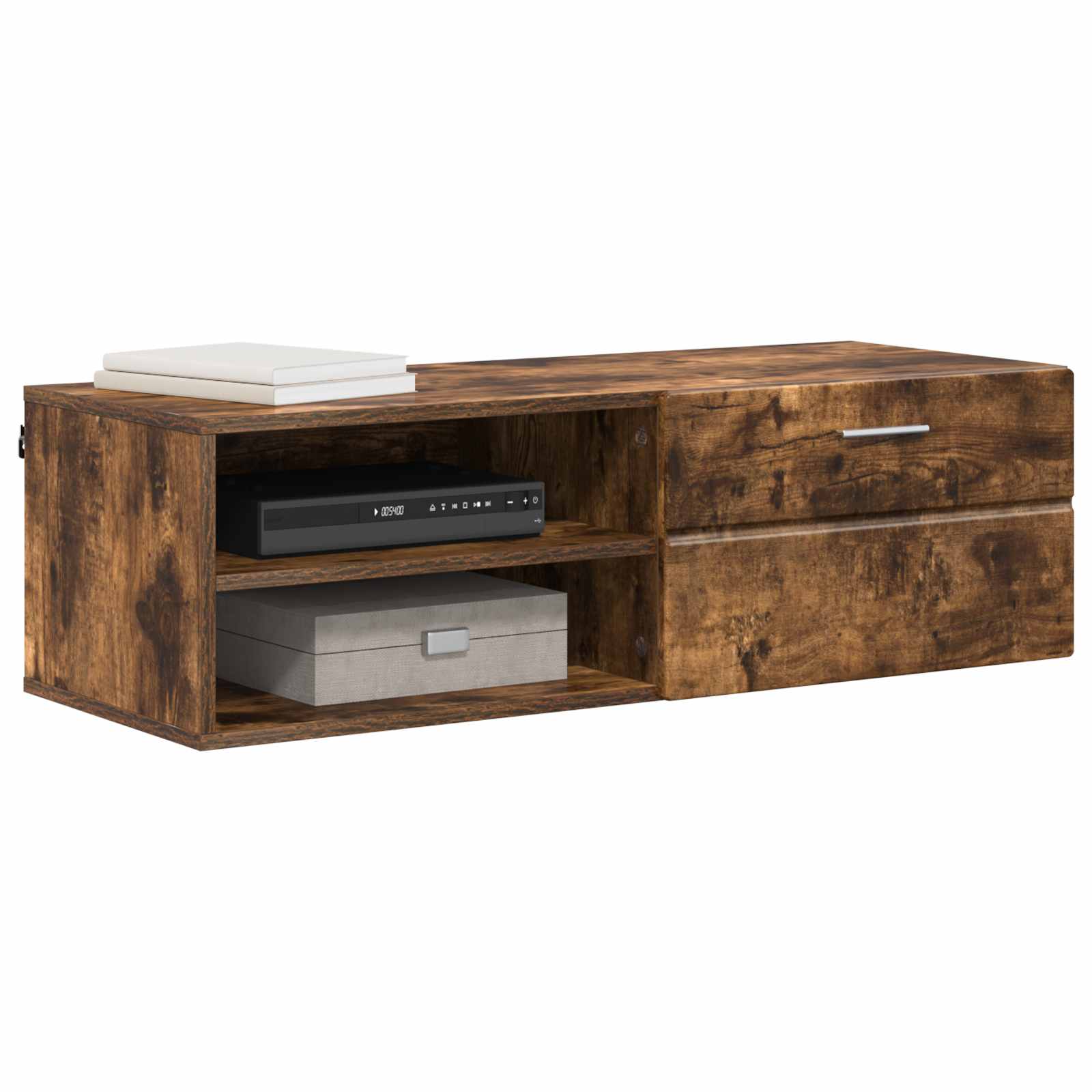 Houten Kast Gerookt eiken 100,5 x 39 x 30 cm Bewerkt hout is nu te koop bij PeponiXL, paradijselijk wonen!