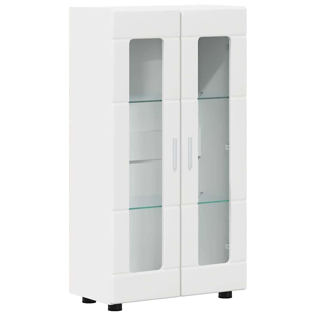 Dressoir met plank FLORIN Wit 55,5 x 29 x 100 cm Bewerkt hout is nu te koop bij PeponiXL, paradijselijk wonen!