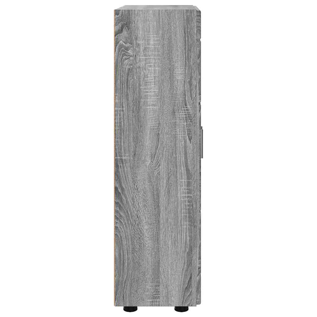 Dressoir FLORIN Grijs Sonoma 55,5 x 29 x 100 cm Bewerkt hout is nu te koop bij PeponiXL, paradijselijk wonen!
