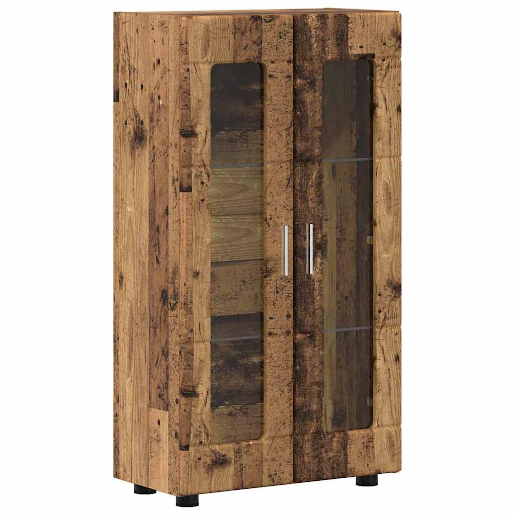 Dressoir FLORIN Oudhout 55,5 x 29 x 100 cm Bewerkt hout is nu te koop bij PeponiXL, paradijselijk wonen!
