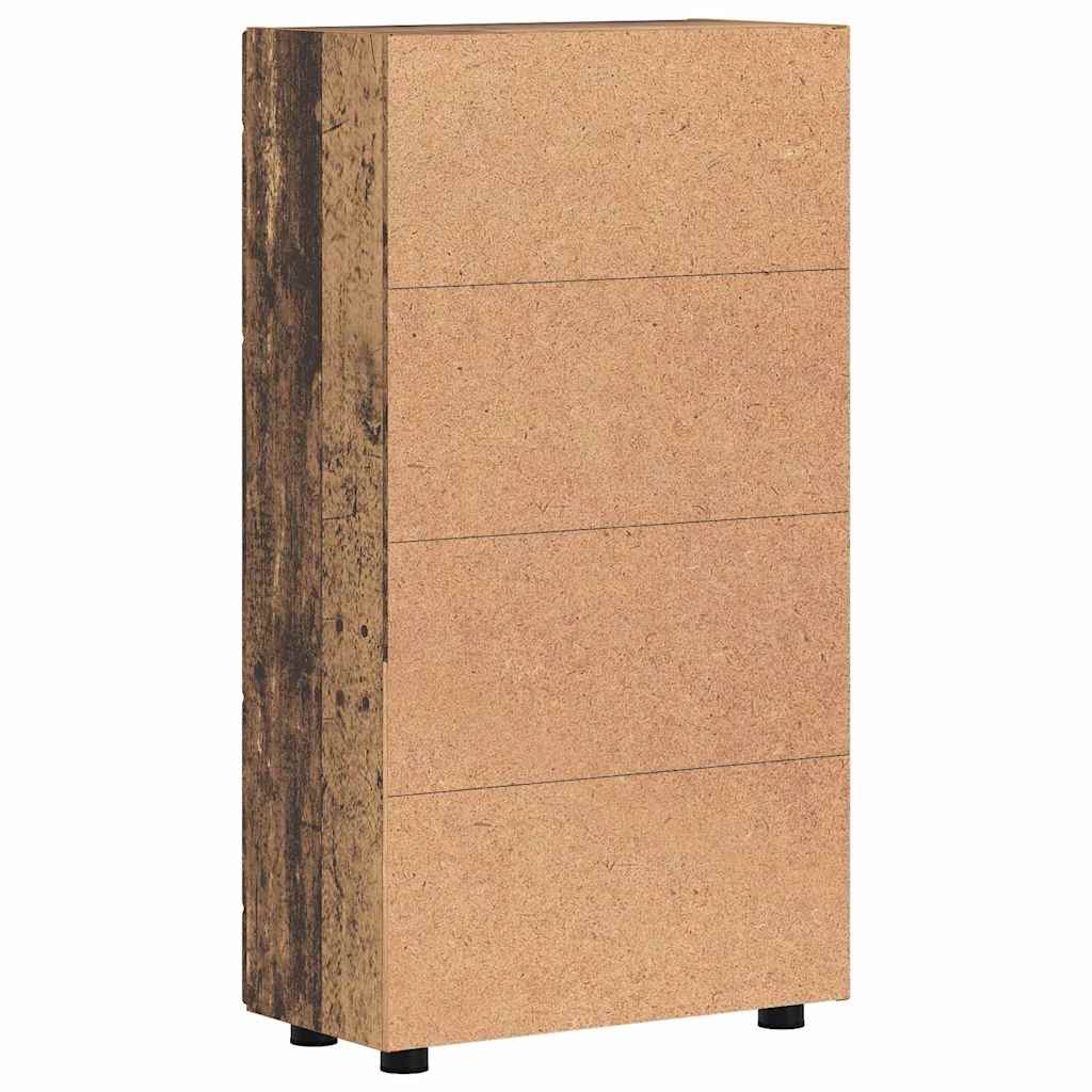 Dressoir FLORIN Oudhout 55,5 x 29 x 100 cm Bewerkt hout is nu te koop bij PeponiXL, paradijselijk wonen!