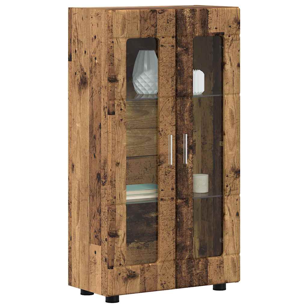 Dressoir FLORIN Oudhout 55,5 x 29 x 100 cm Bewerkt hout is nu te koop bij PeponiXL, paradijselijk wonen!