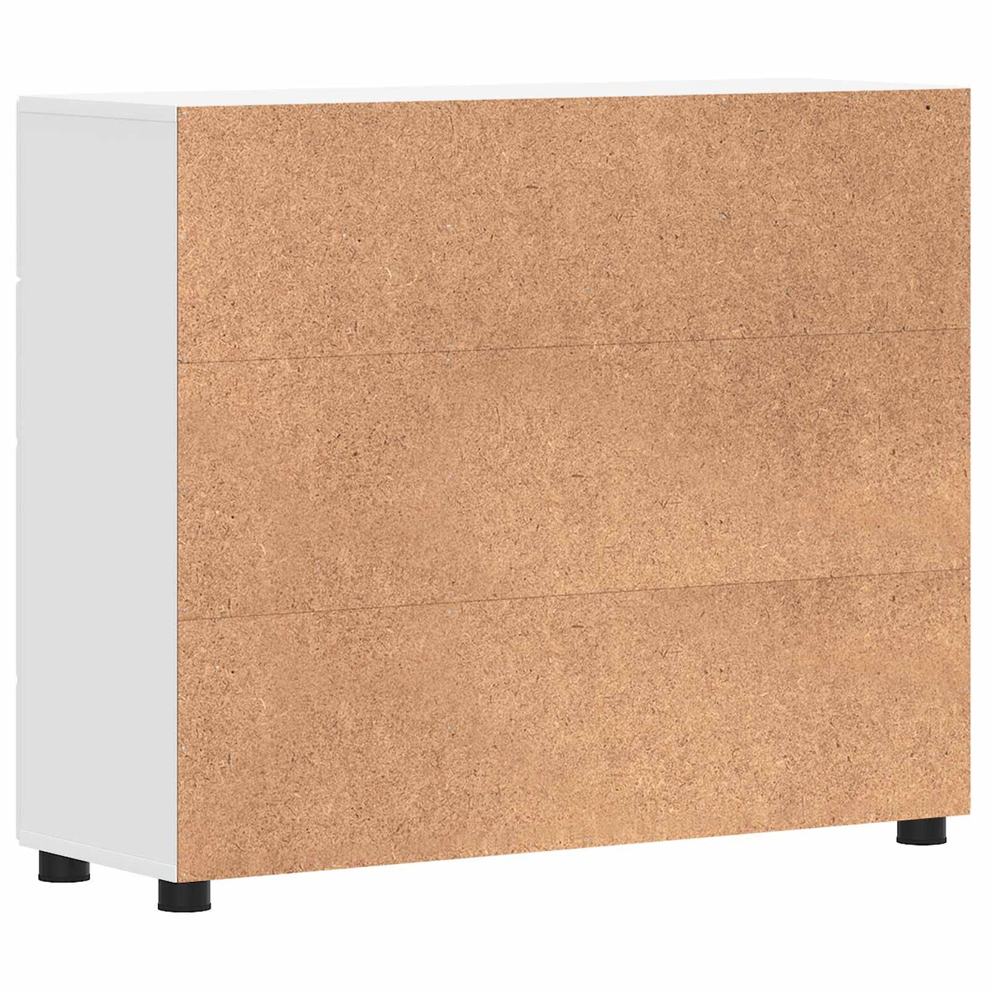 Houten Kast met lade Wit 88,5 x 30,5 x 73 cm Bewerkt hout is nu te koop bij PeponiXL, paradijselijk wonen!