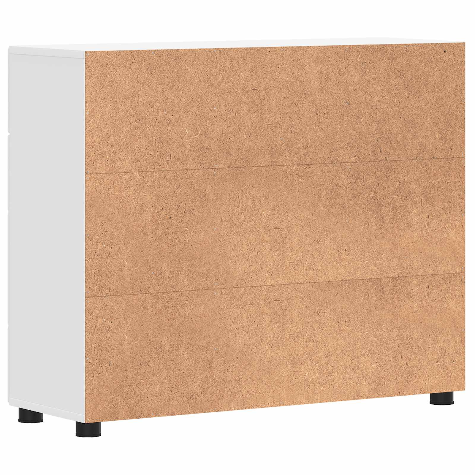 Houten Kast met lade Wit 88,5 x 30,5 x 73 cm Bewerkt hout is nu te koop bij PeponiXL, paradijselijk wonen!