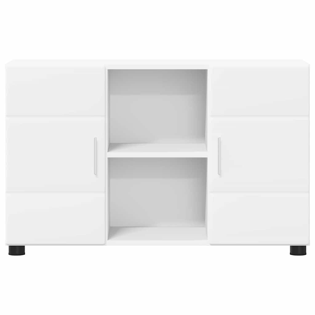 Dressoir FLORIN Wit 88,5 x 30,5 x 55,5 cm Bewerkt hout is nu te koop bij PeponiXL, paradijselijk wonen!
