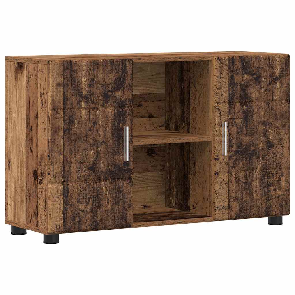 Dressoir FLORIN Oudhout 88,5 x 30,5 x 55,5 cm Bewerkt hout is nu te koop bij PeponiXL, paradijselijk wonen!
