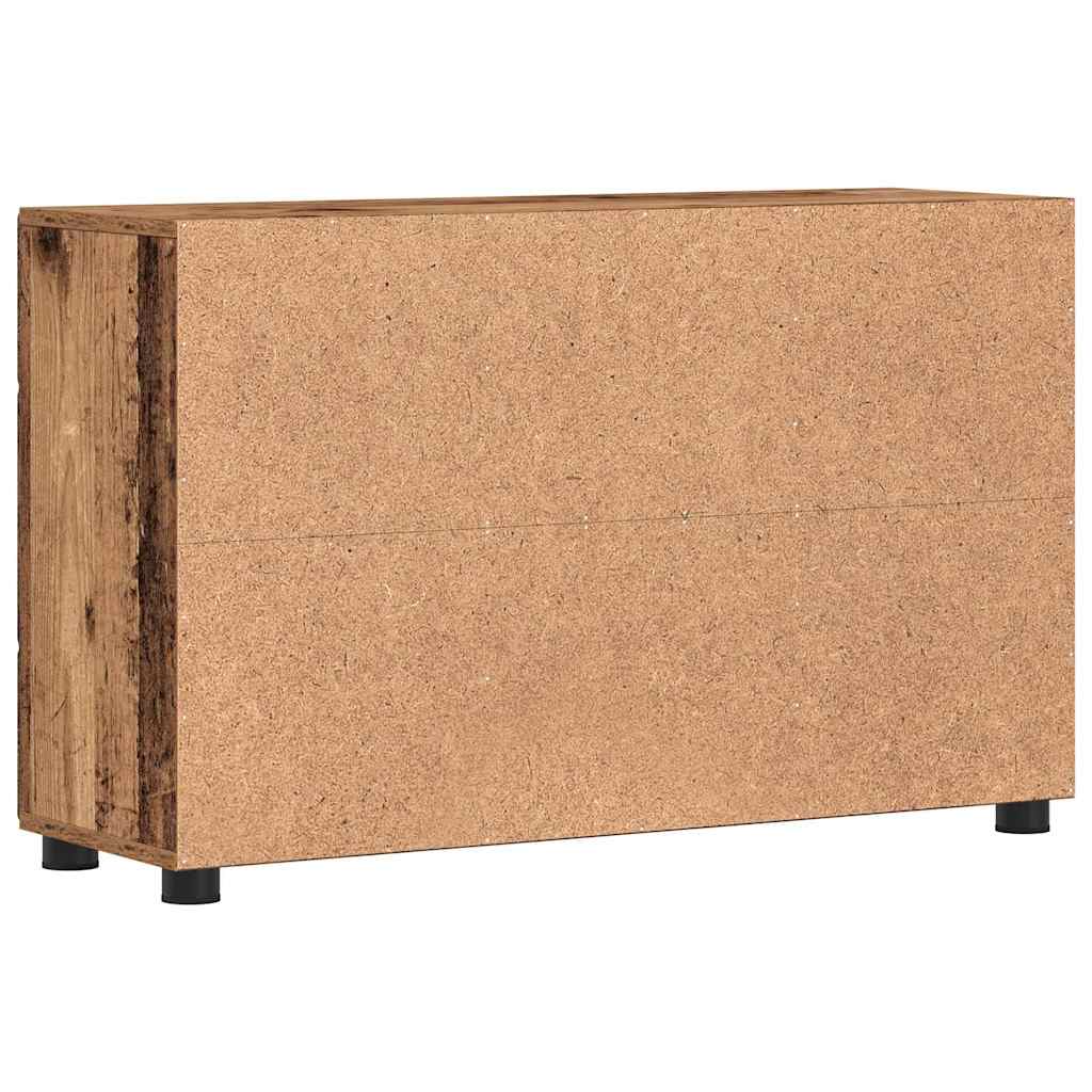 Dressoir FLORIN Oudhout 88,5 x 30,5 x 55,5 cm Bewerkt hout is nu te koop bij PeponiXL, paradijselijk wonen!