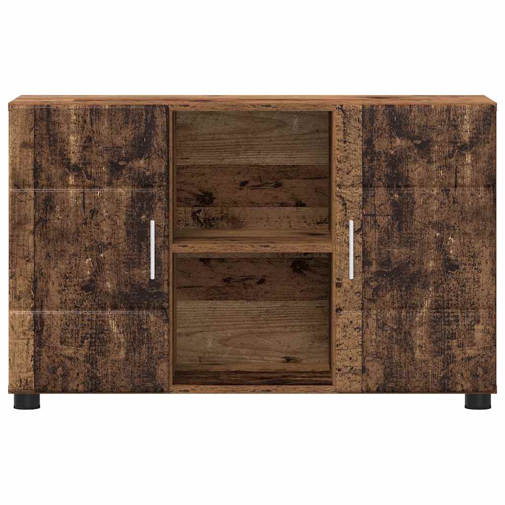 Dressoir FLORIN Oudhout 88,5 x 30,5 x 55,5 cm Bewerkt hout is nu te koop bij PeponiXL, paradijselijk wonen!
