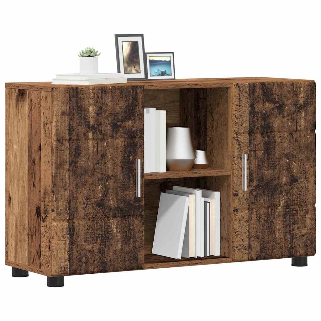 Dressoir FLORIN Oudhout 88,5 x 30,5 x 55,5 cm Bewerkt hout is nu te koop bij PeponiXL, paradijselijk wonen!