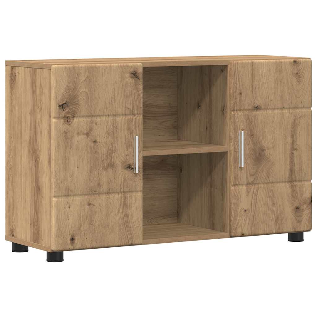 Dressoir met plank FLORIN Artisan Eiken 88,5 x 30,5 x 55,5 cm is nu te koop bij PeponiXL, paradijselijk wonen!