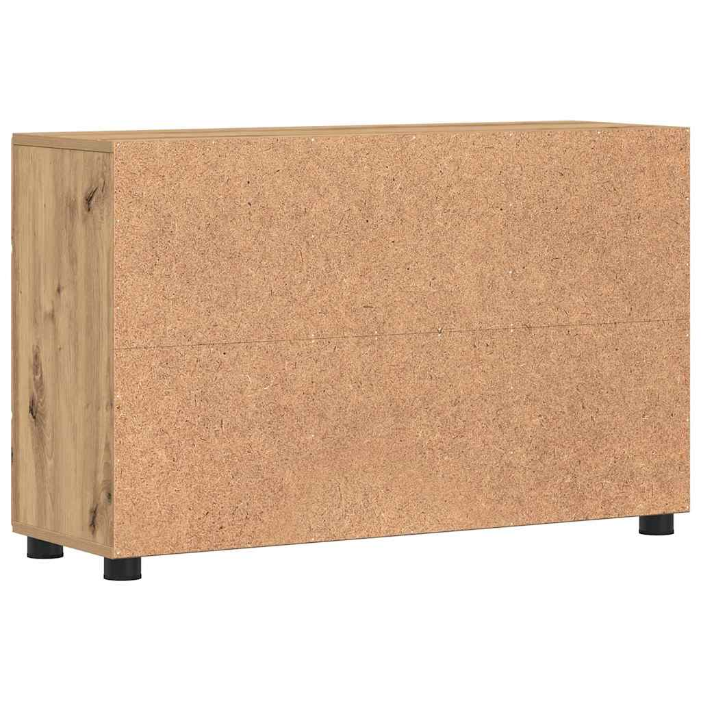 Dressoir met plank FLORIN Artisan Eiken 88,5 x 30,5 x 55,5 cm is nu te koop bij PeponiXL, paradijselijk wonen!