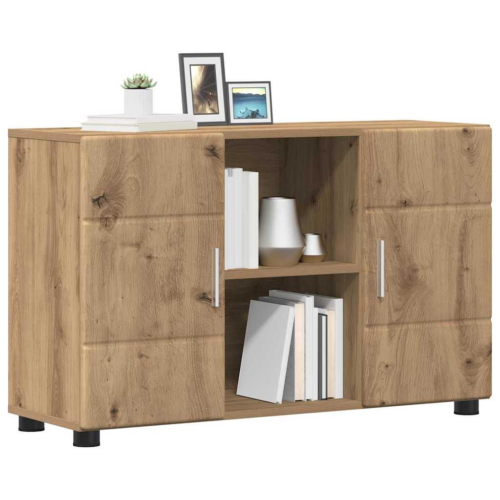Dressoir met plank FLORIN Artisan Eiken 88,5 x 30,5 x 55,5 cm is nu te koop bij PeponiXL, paradijselijk wonen!