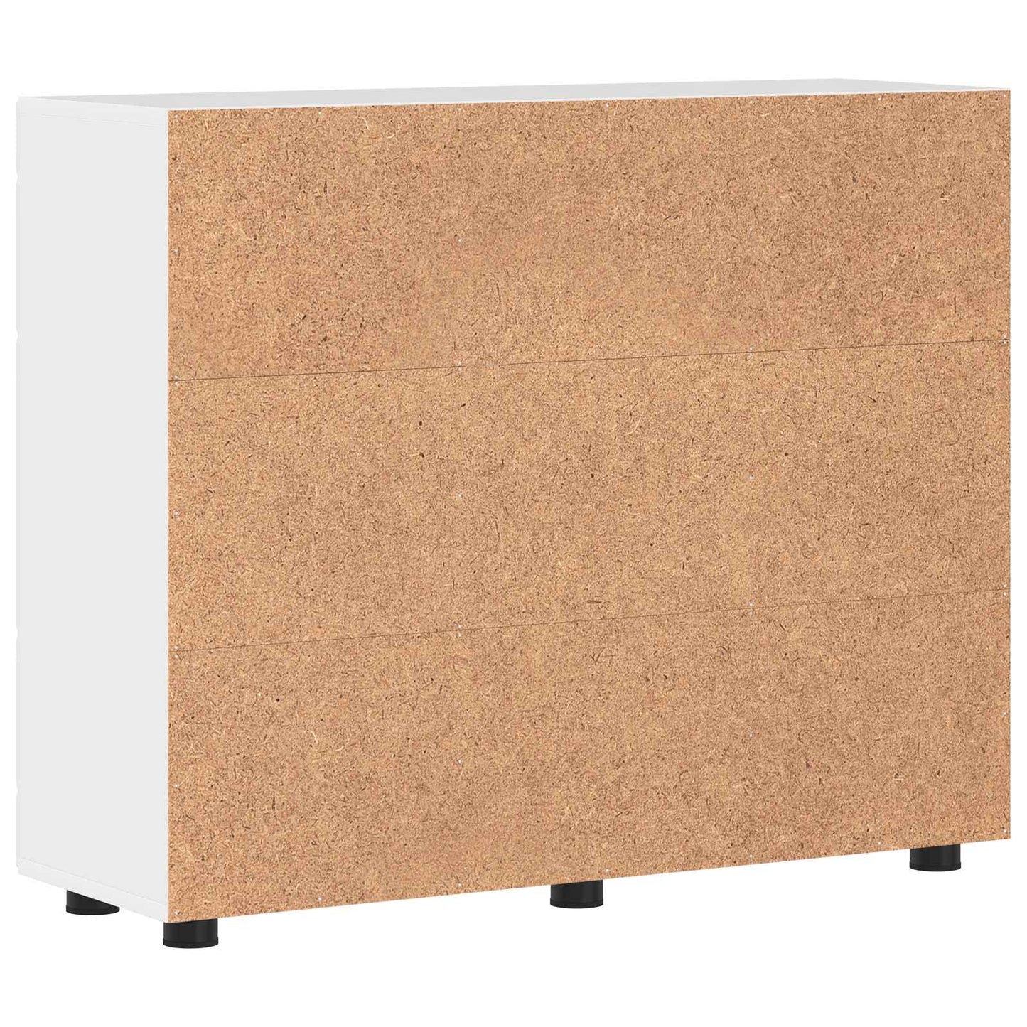 Houten Kast Hoogglans wit 88,5 x 30,5 x 73 cm Bewerkt hout is nu te koop bij PeponiXL, paradijselijk wonen!