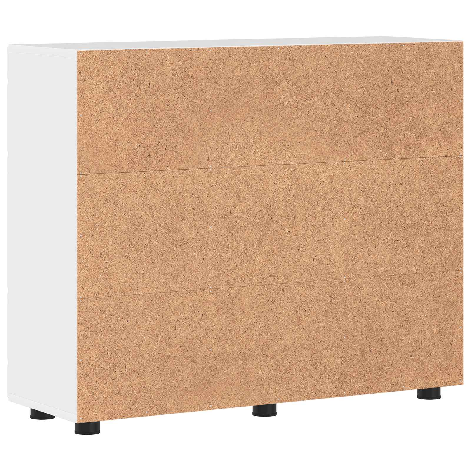 Houten Kast Hoogglans wit 88,5 x 30,5 x 73 cm Bewerkt hout is nu te koop bij PeponiXL, paradijselijk wonen!