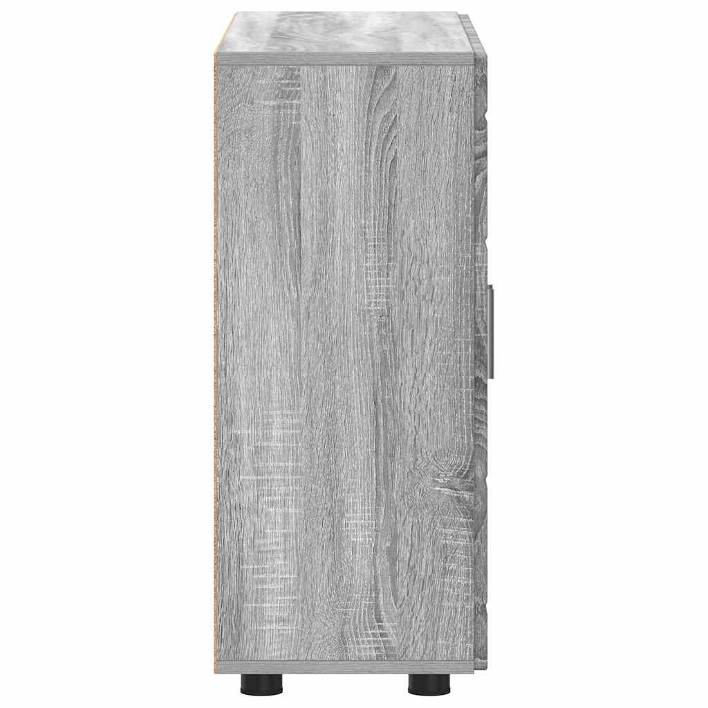 Houten Kast Grijs Sonoma 88,5 x 30,5 x 73 cm Bewerkt hout is nu te koop bij PeponiXL, paradijselijk wonen!