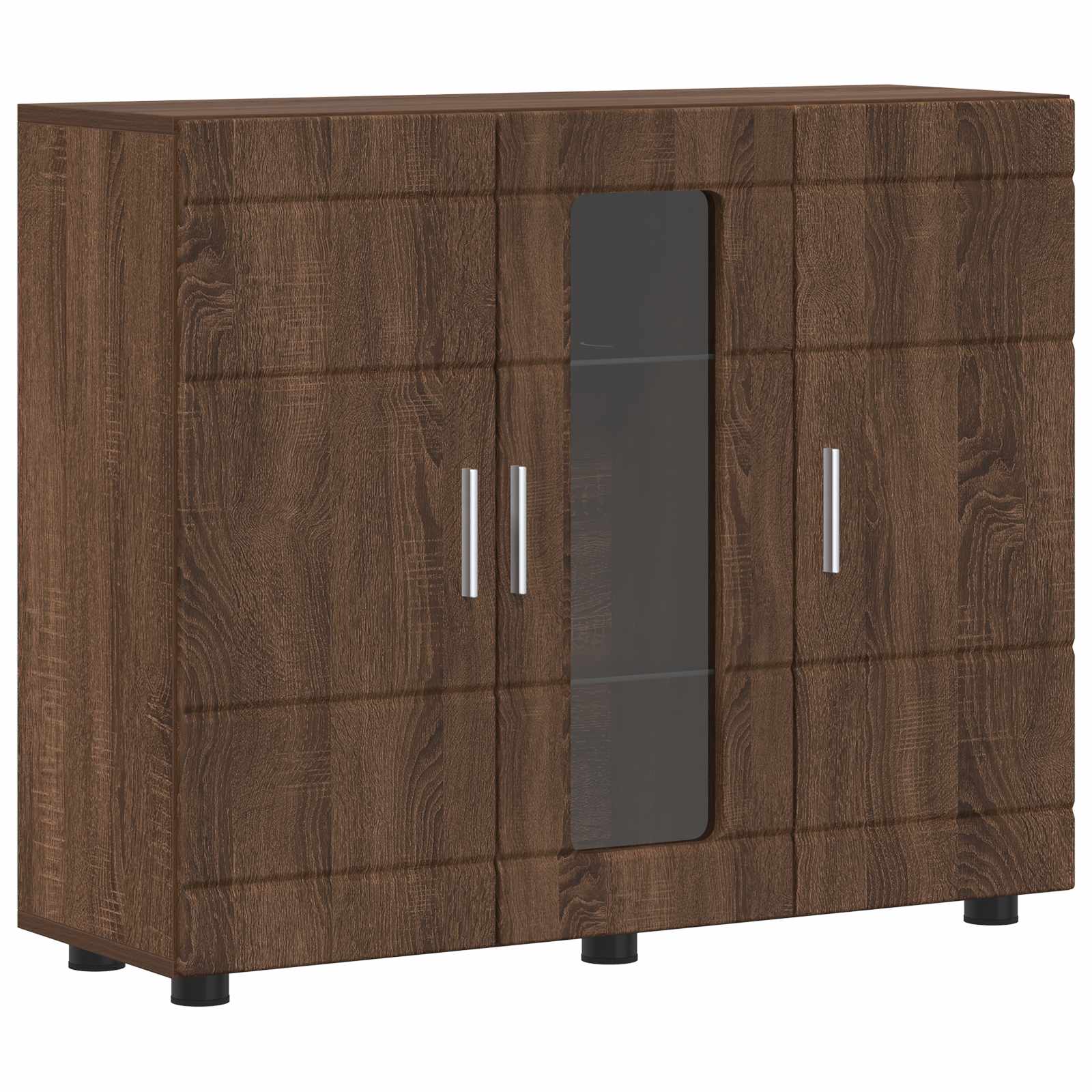 Houten Kast Bruin Eiken Bewerkt hout is nu te koop bij PeponiXL, paradijselijk wonen!
