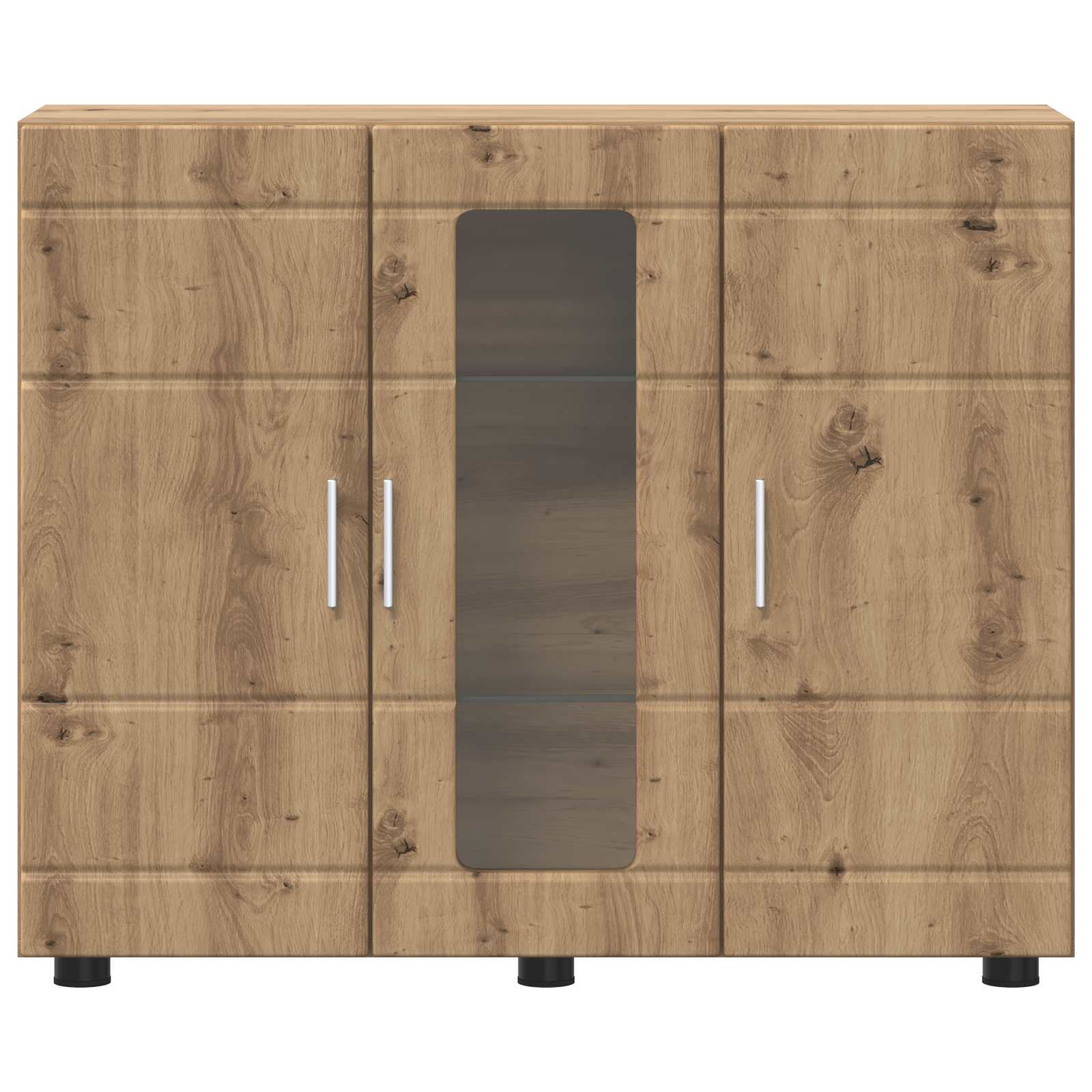 Houten Kast Artisan Eiken 88,5 x 30,5 x 73 cm Bewerkt hout is nu te koop bij PeponiXL, paradijselijk wonen!