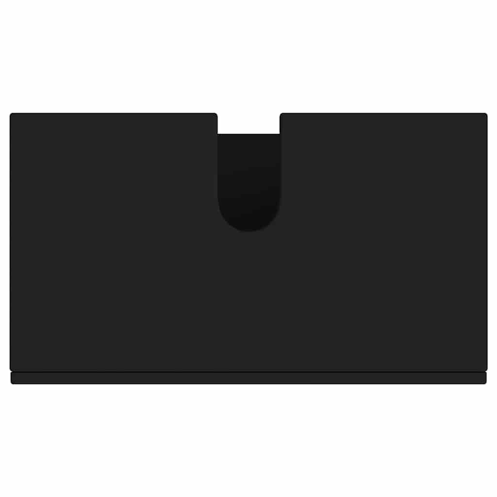 Badkamerkastenset TULUM Zwart 60 x 34 x 63 cm Bewerkt hout is nu te koop bij PeponiXL, paradijselijk wonen!