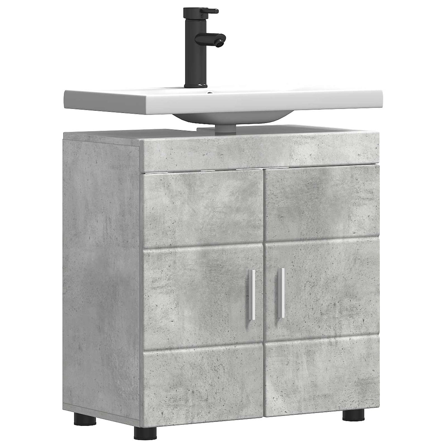 Badkamerkastenset TULUM Beton Grijs 60 x 34 x 63 cm