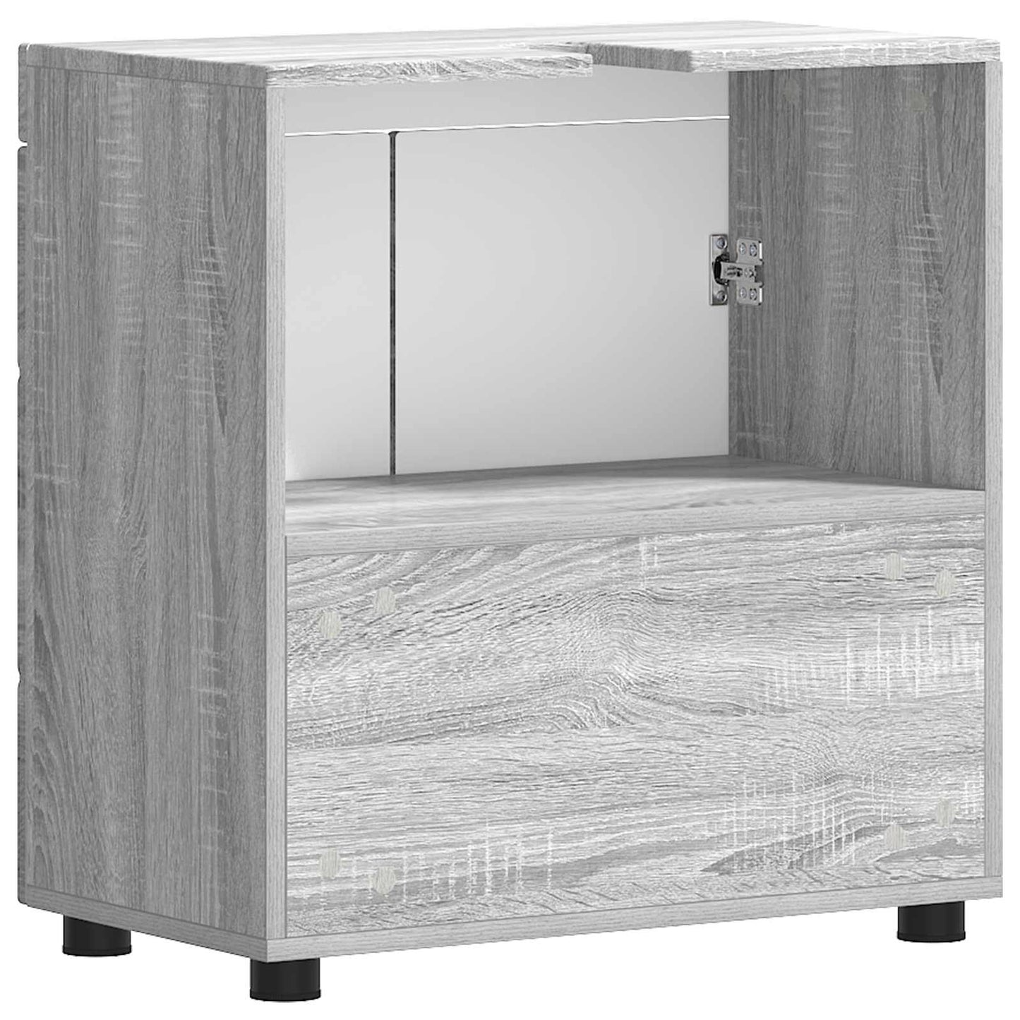 Badkamerkastenset met opslag TULUM Grijs Sonoma 60 x 34 x 63 cm is nu te koop bij PeponiXL, paradijselijk wonen!