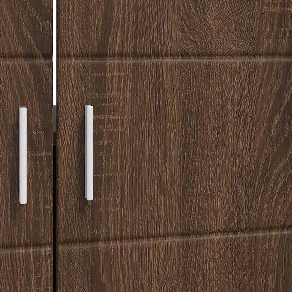 Badkamerkastenset met opslag TULUM Bruin Eiken 60 x 34 x 63 cm is nu te koop bij PeponiXL, paradijselijk wonen!