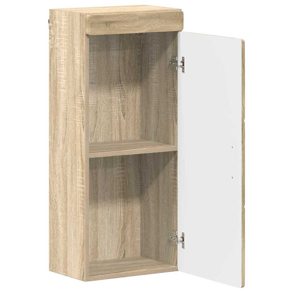 Badkamer wandkast TULUM Sonoma Eiken 37 x 24,5 x 86 cm is nu te koop bij PeponiXL, paradijselijk wonen!