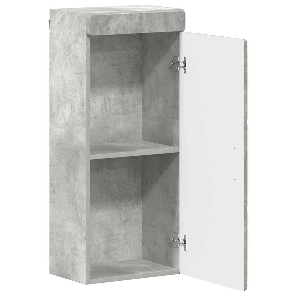Badkamer wandkast met plank TULUM Beton Grijs 37 x 24,5 x 86 cm is nu te koop bij PeponiXL, paradijselijk wonen!