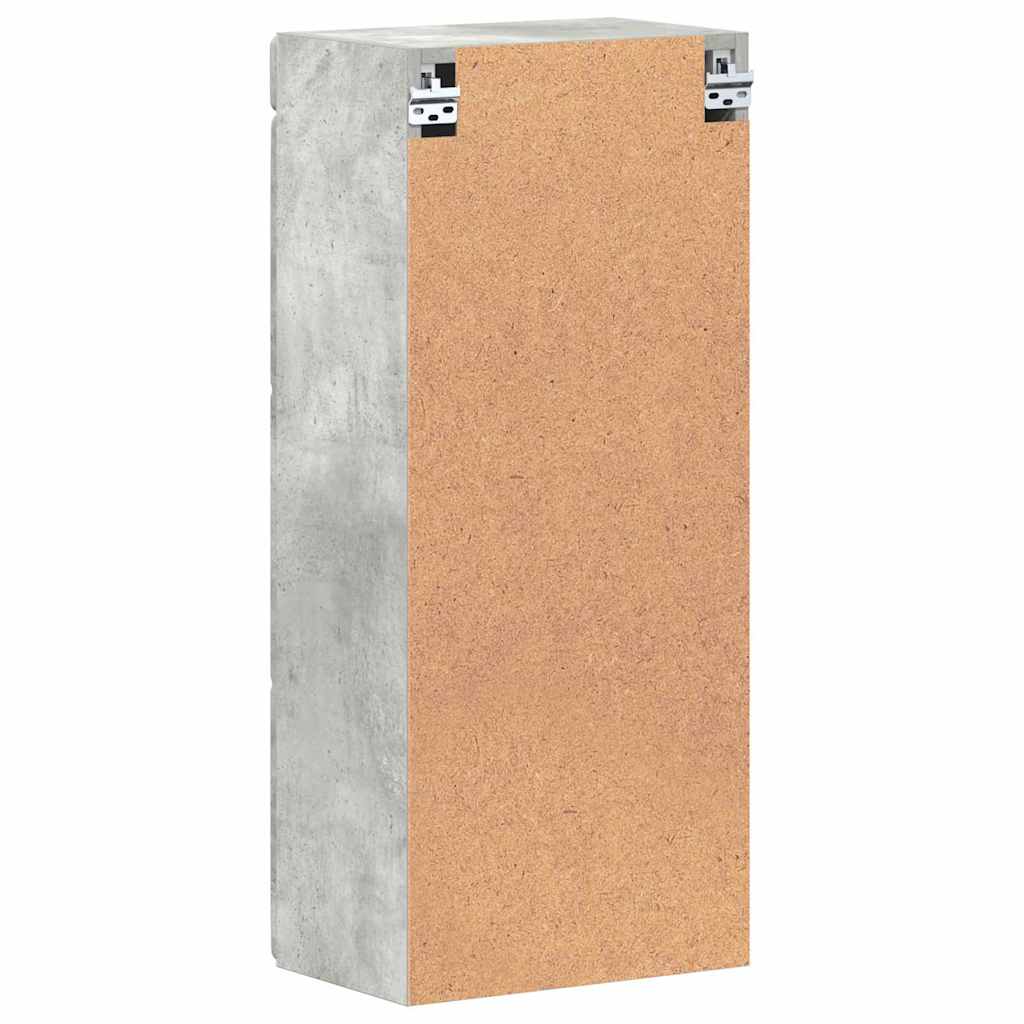 Badkamer wandkast met plank TULUM Beton Grijs 37 x 24,5 x 86 cm is nu te koop bij PeponiXL, paradijselijk wonen!