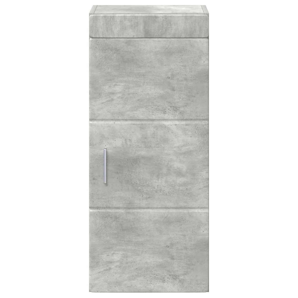 Badkamer wandkast met plank TULUM Beton Grijs 37 x 24,5 x 86 cm is nu te koop bij PeponiXL, paradijselijk wonen!