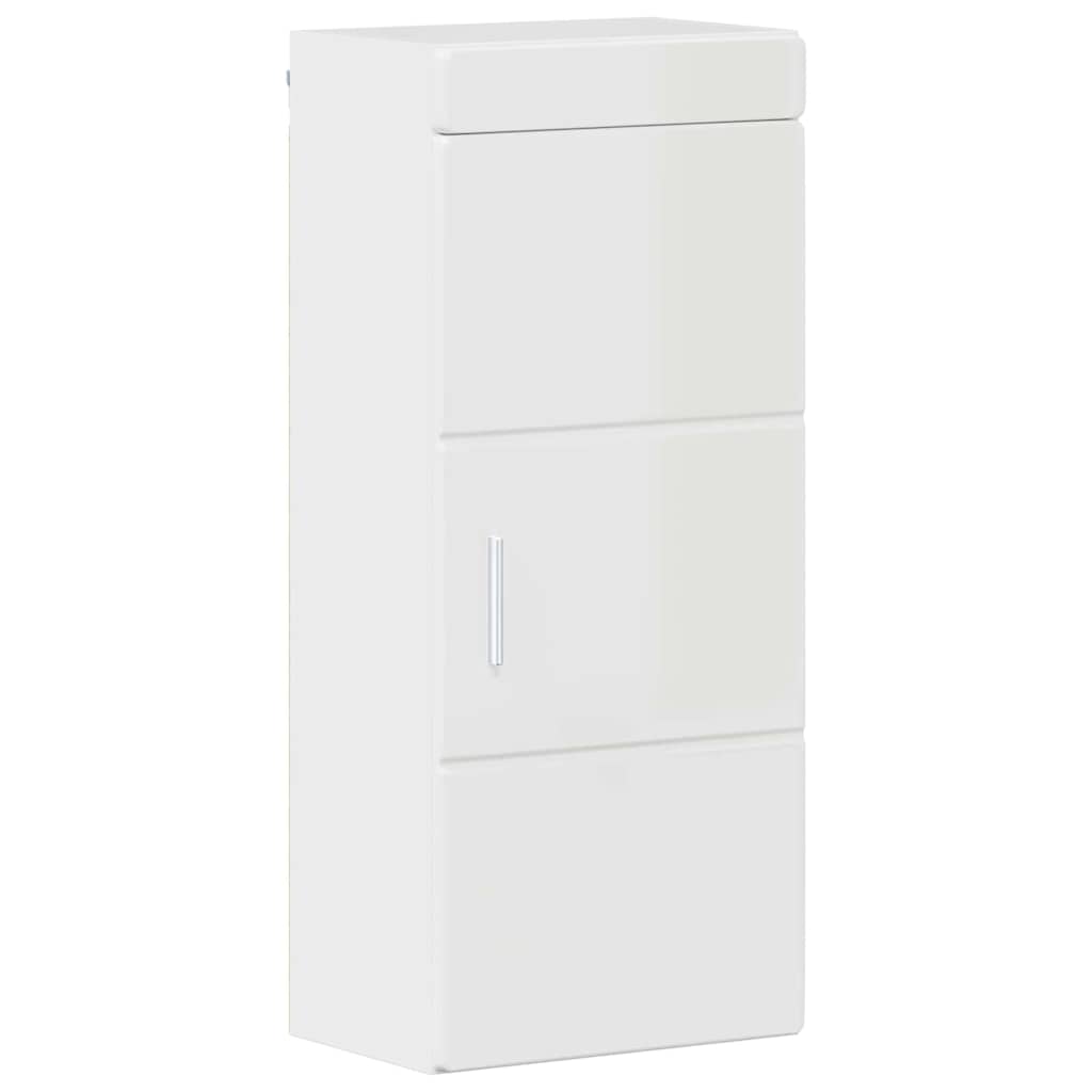 Badkamer wandkast TULUM Hoogglans wit 37 x 24,5 x 86 cm is nu te koop bij PeponiXL, paradijselijk wonen!