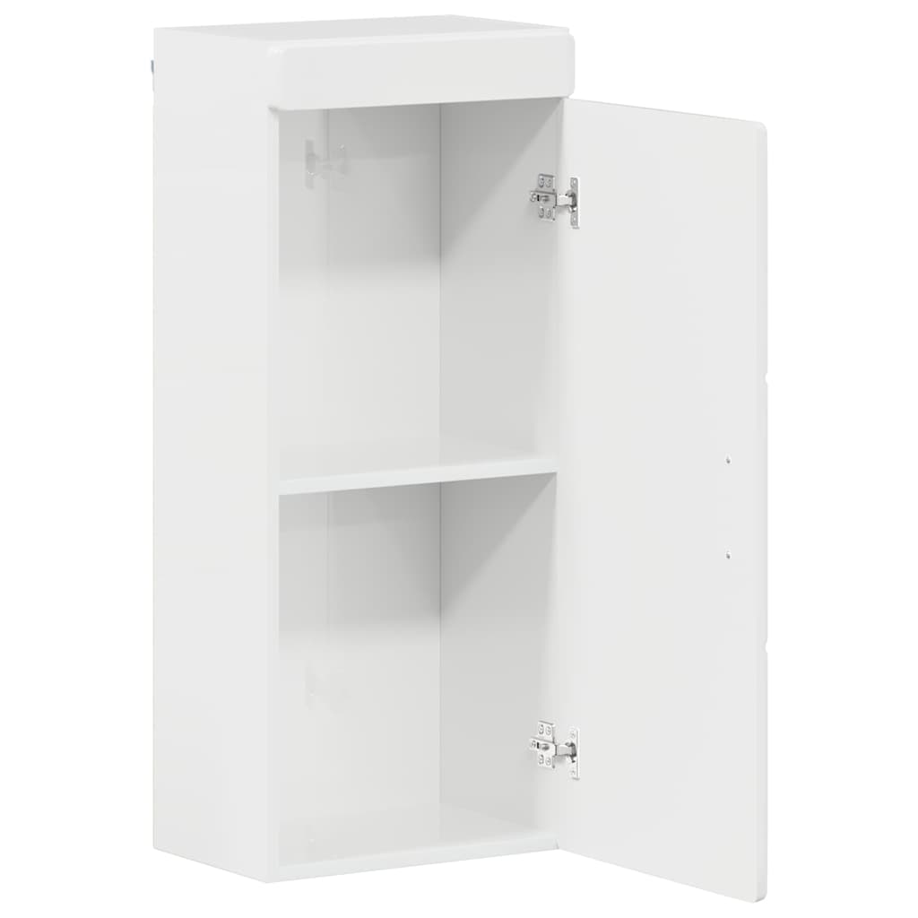 Badkamer wandkast TULUM Hoogglans wit 37 x 24,5 x 86 cm is nu te koop bij PeponiXL, paradijselijk wonen!