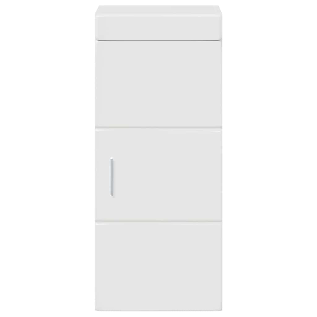Badkamer wandkast TULUM Hoogglans wit 37 x 24,5 x 86 cm is nu te koop bij PeponiXL, paradijselijk wonen!