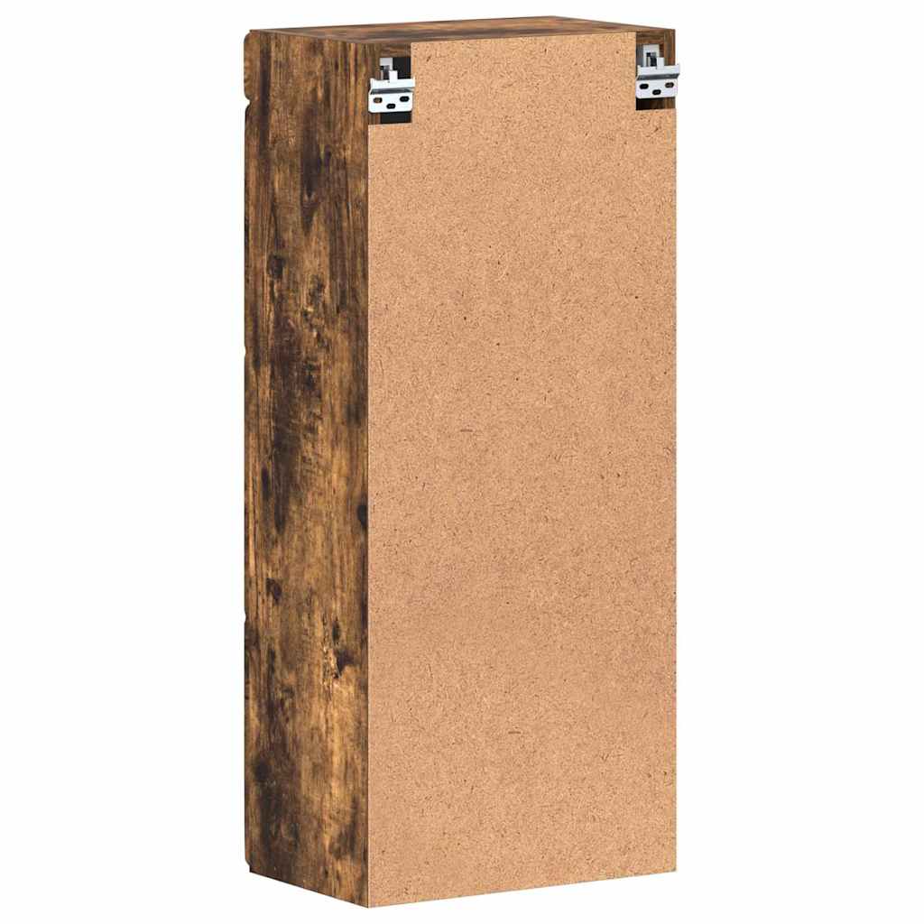 Badkamer wandkast TULUM Gerookt eiken 37 x 24,5 x 86 cm is nu te koop bij PeponiXL, paradijselijk wonen!