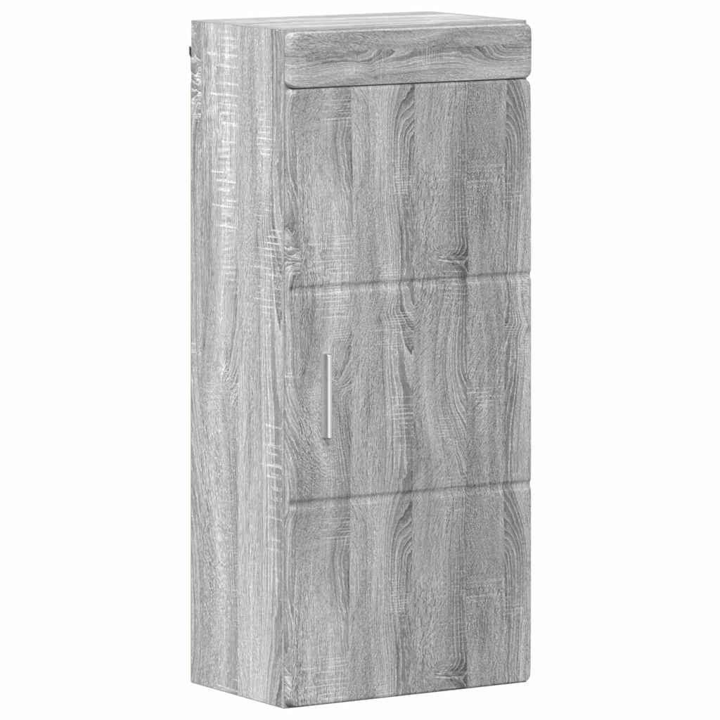 Badkamer wandkast TULUM Grijs Sonoma 37 x 24,5 x 86 cm is nu te koop bij PeponiXL, paradijselijk wonen!