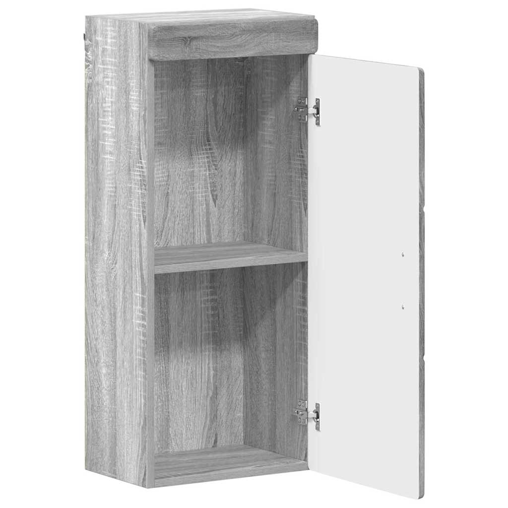 Badkamer wandkast TULUM Grijs Sonoma 37 x 24,5 x 86 cm is nu te koop bij PeponiXL, paradijselijk wonen!