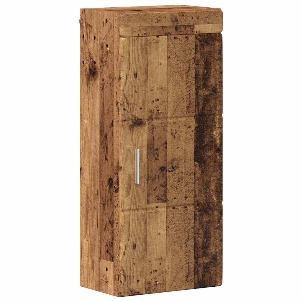 Badkamer wandkast TULUM Oudhout 37 x 24,5 x 86 cm Bewerkt hout is nu te koop bij PeponiXL, paradijselijk wonen!