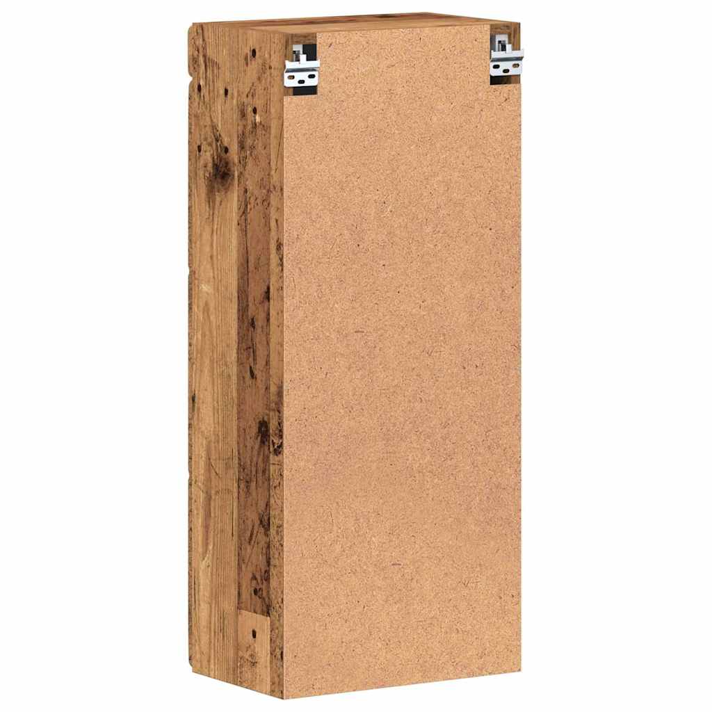 Badkamer wandkast TULUM Oudhout 37 x 24,5 x 86 cm Bewerkt hout is nu te koop bij PeponiXL, paradijselijk wonen!